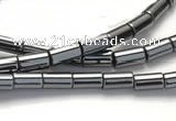 CHE02 16 inches 3*5mm column shape hematite beads Wholesale