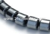 CHE03 16 inches 7mm column shape hematite beads Wholesale