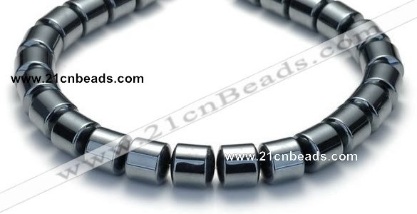 CHE04 12mm column shape 16 inches hematite beads Wholesale