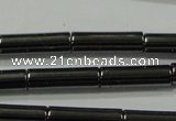 CHE121 15.5 inches 4*14mm tube hematite beads wholesale