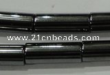 CHE123 15.5 inches 6*16mm tube hematite beads wholesale