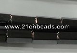 CHE127 15.5 inches 6*12mm faceted tube hematite beads wholesale