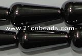 CHE150 15.5 inches 10*20mm teardrop hematite beads wholesale