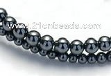 CHE17 16 inches 2mm & 3mm round hematite beads Wholesale