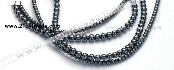 CHE17 16 inches 2mm & 3mm round hematite beads Wholesale