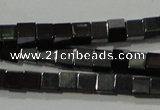 CHE180 15.5 inches 3*3mm cube hematite beads wholesale