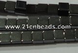 CHE181 15.5 inches 4*4mm cube hematite beads wholesale