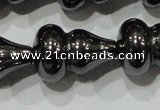 CHE193 15.5 inches 12*18mm calabash hematite beads wholesale