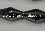 CHE201 15.5 inches 10*20mm dumbbell hematite beads wholesale