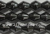 CHE211 15.5 inches 6*6mm bicone hematite beads wholesale