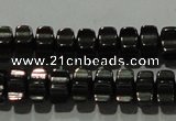 CHE234 15.5 inches 4*7mm star hematite beads wholesale