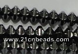 CHE235 15.5 inches 4*6mm star hematite beads wholesale