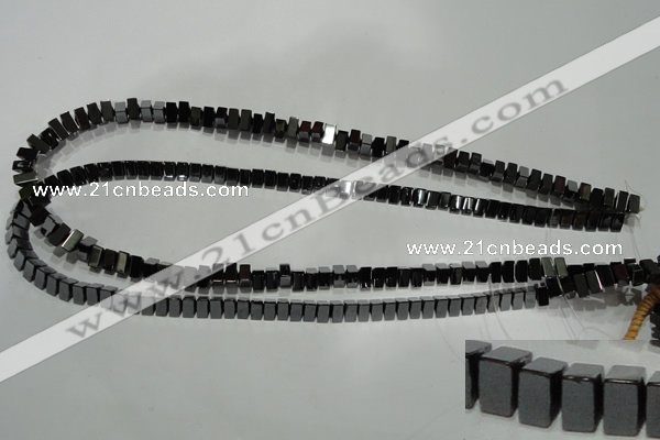 CHE237 15.5 inches 3*7mm triangle hematite beads wholesale