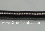 CHE238 15.5 inches 1*4.5mm dish hematite beads wholesale