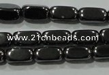 CHE248 15.5 inches 4*8mm cuboid hematite beads wholesale