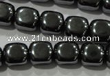 CHE250 15.5 inches 13*13mm cube hematite beads wholesale