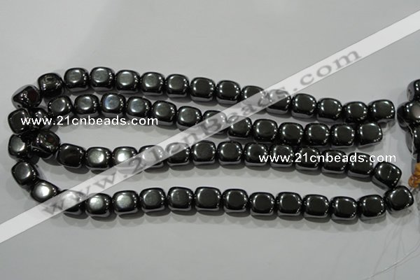 CHE250 15.5 inches 13*13mm cube hematite beads wholesale