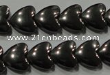 CHE257 15.5 inches 8*8mm heart hematite beads wholesale