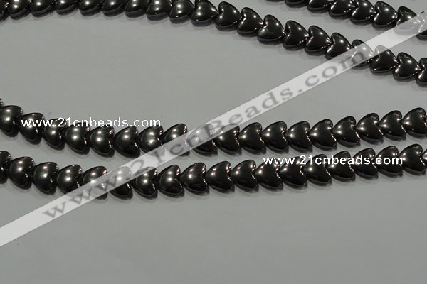 CHE257 15.5 inches 8*8mm heart hematite beads wholesale