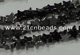 CHE292 15.5 inches 4mm star hematite beads wholesale