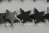 CHE295 15.5 inches 10mm star hematite beads wholesale