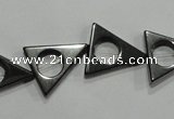 CHE300 15.5 inches 16*18mm triangle hematite beads wholesale