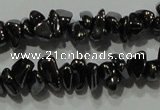 CHE306 15.5 inches 3*5mm – 6*8mm hematite chips beads wholesale