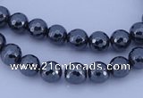 CHE31 16 inches 3mm faceted round hematite beads Wholesale