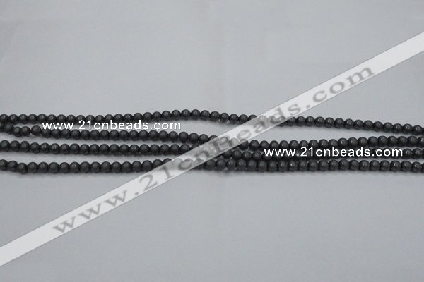 CHE400 15.5 inches 2mm round matte hematite beads wholesale