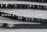 CHE411 15.5 inches 1*3*3mm square matte hematite beads wholesale