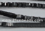 CHE412 15.5 inches 1*4*4mm square matte hematite beads wholesale