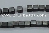 CHE415 15.5 inches 2*2mm cube matte hematite beads wholesale