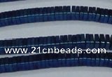 CHE584 15.5 inches 1*4*4mm square plated hematite beads wholesale