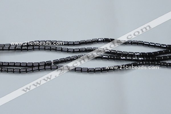 CHE784 15.5 inches 4*4.5mm drum hematite beads wholesale