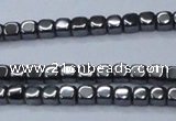 CHE817 15.5 inches 2*2mm dice hematite beads wholesale