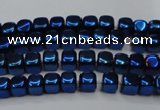 CHE851 15.5 inches 2*2mm dice platedhematite beads wholesale