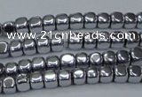 CHE858 15.5 inches 3*3mm dice platedhematite beads wholesale