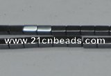 CHE953 15.5 inches 2*4mm cuboid hematite beads wholesale