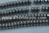 CHE962 15.5 inches 1.5*3mm rondelle plated hematite beads wholesale