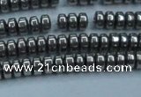 CHE967 15.5 inches 2*4mm rondelle plated hematite beads wholesale