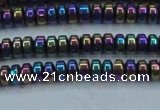 CHE969 15.5 inches 2*4mm rondelle plated hematite beads wholesale