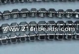 CHE981 15.5 inches 4*4mm plated hematite beads wholesale