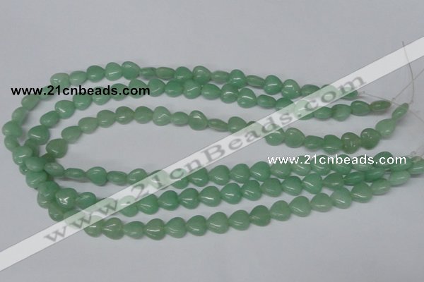 CHG10 15.5 inches 10*10mm heart amazonite gemstone beads wholesale