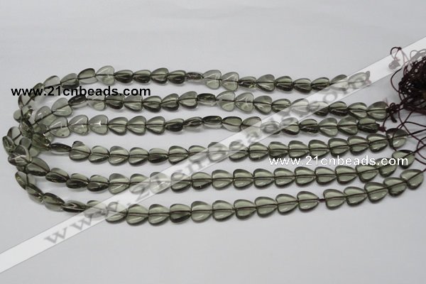 CHG18 15.5 inches 10*10mm heart synthetic smoky quartz beads wholesale