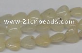 CHG21 15.5 inches 10*10mm heart yellow aventurine beads wholesale