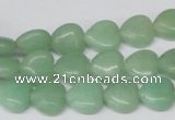 CHG26 15.5 inches 10*10mm heart green aventurine beads wholesale