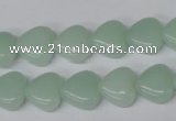 CHG30 15.5 inches 12*12mm heart amazonite gemstone beads wholesale