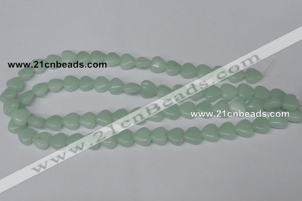 CHG30 15.5 inches 12*12mm heart amazonite gemstone beads wholesale