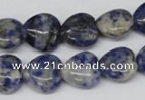 CHG43 15.5 inches 14*14mm heart sodalite gemstone beads wholesale