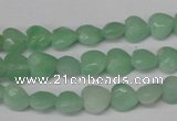 CHG90 15.5 inches 8*8mm faceted heart amazonite beads wholesale